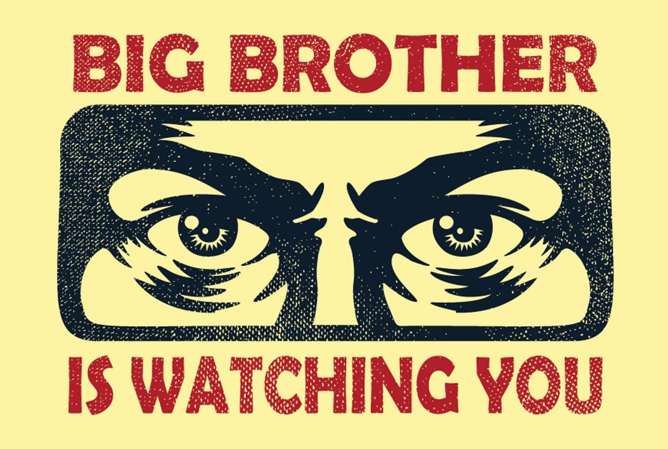 BIG BROTHER IS WATCHING YOU POSTER